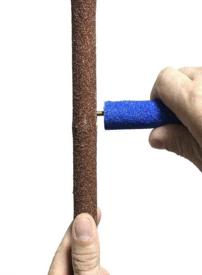 ويستيرن إرا مجاثم خشبية طبيعية من العصر الغربي، معلقة على قفص ألعاب، ذات سطح خشن - مجاثم رملية، حامل خشبي طبيعي للببغاوات الصغيرة والطيور الأخرى، يحافظ على تقليم المناقير والمخالب - Image 4